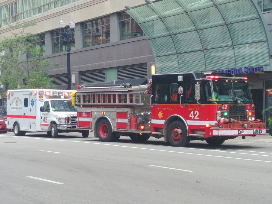 Chicago FD Engine Co. 42 & Ambulance Co. 42
Chicago keskkomandos paiknevad 42. kustutusauto ja 42. kiirabiauto
Chicago
01.07.2019

