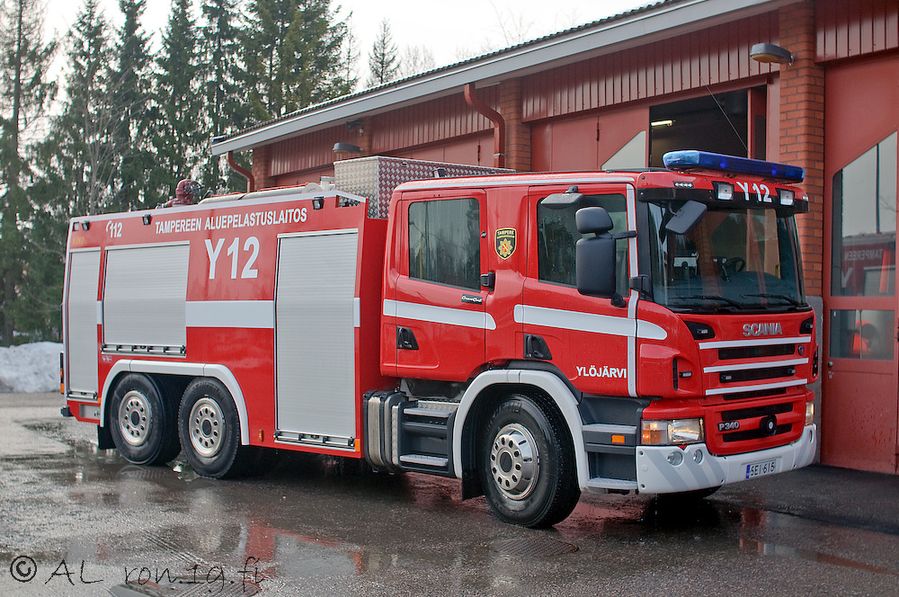 Soome, Ylöjärvi 12  (SEI-615)
Scania CP P340 (2010) - 11000l 
Kustutus-päästeauto, Ylöjärven VPK

