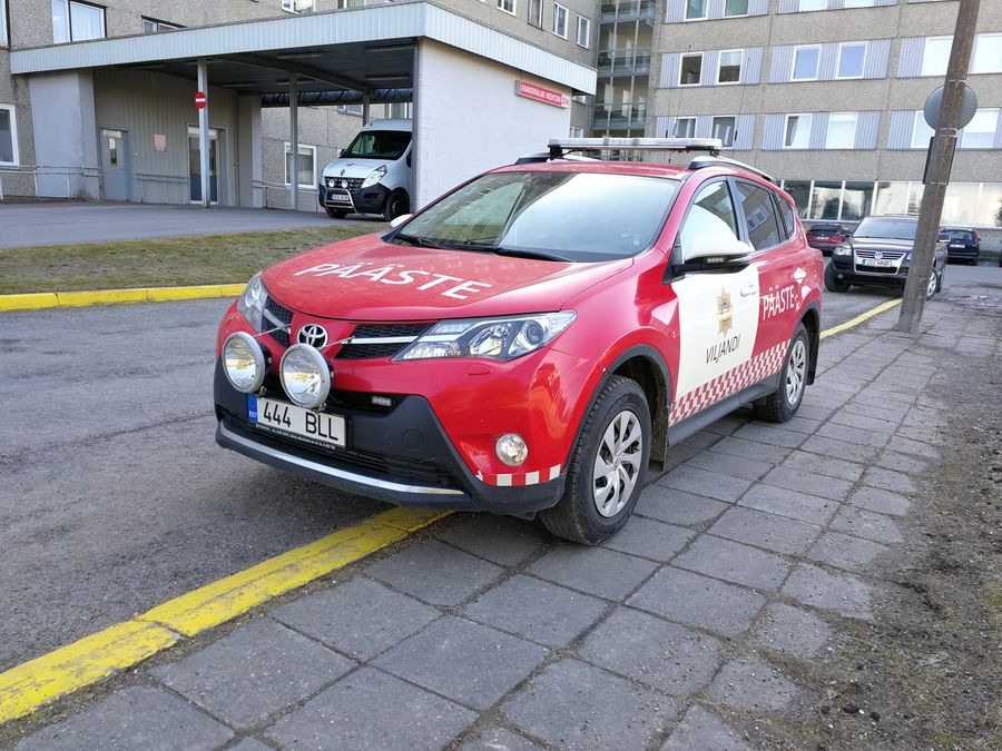 * endine Viljandi 5-1 (444BLL)
Toyota RAV4 (2014)
12.04.2018
Viljandi Haigla tuletõrjeõppusel

